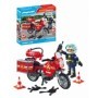 Playmobil-MOTOCICLETA DE POMPIERI LA LOCUL ACCIDENTULUI Playmobil - 1